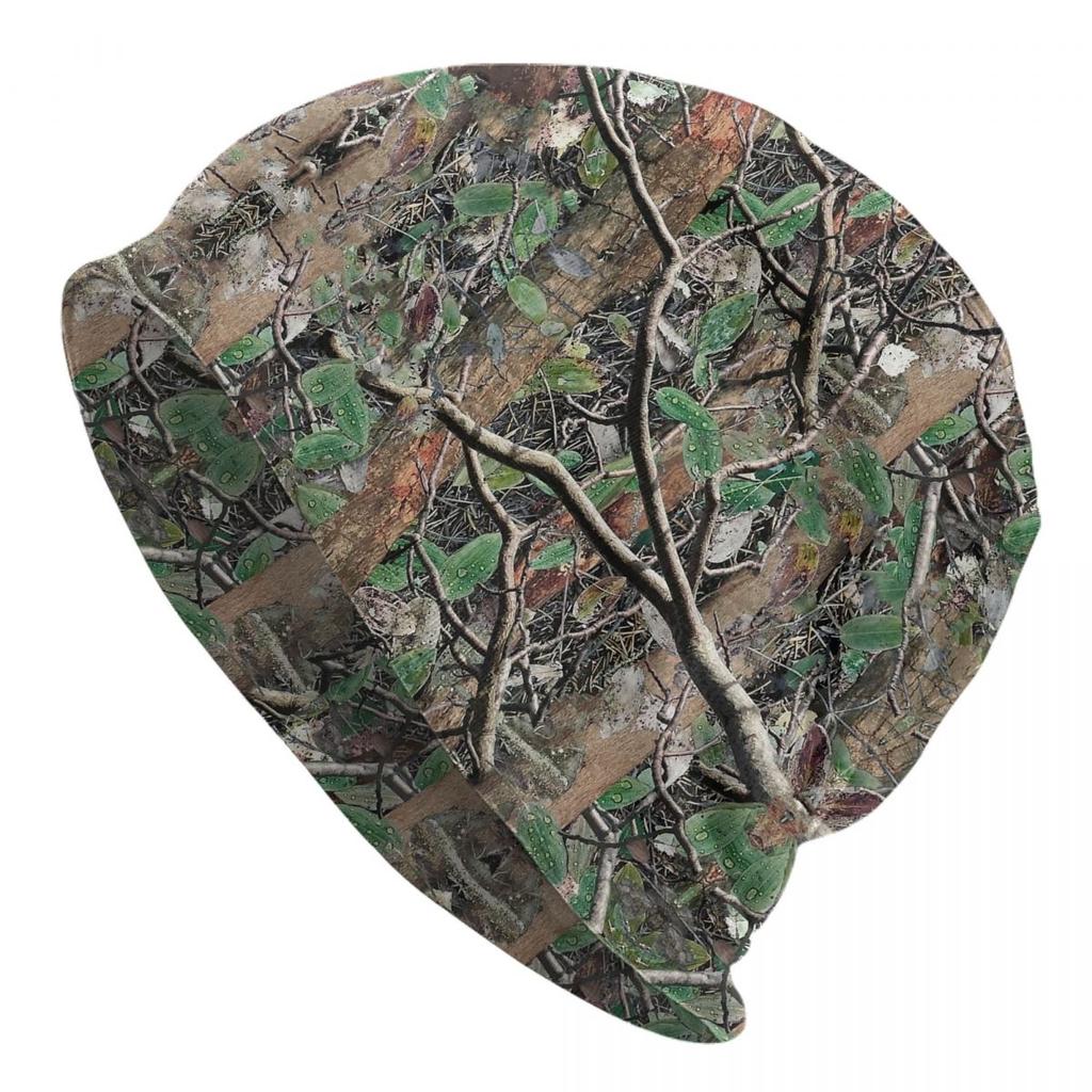 Camouflage Hunting Skullies Beanies Hats Real Tree Camo Unisex Women Street Caps Warm Dualuse Bonnet Hats