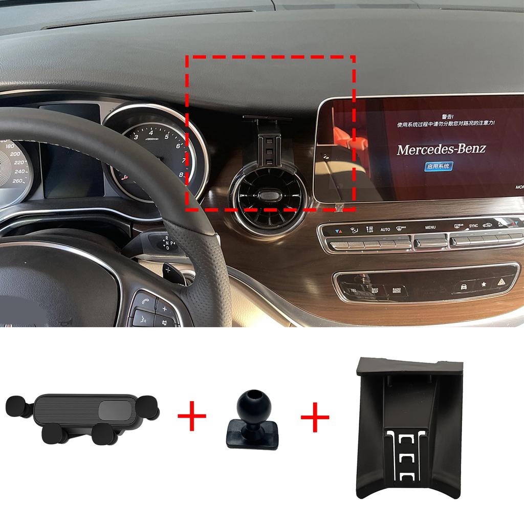 Car Mobile Phone Holder Accessories for Mercedes Benz V250 V260 W447 V Class 2016~ GPS Bracket Navigation Stand Auto
