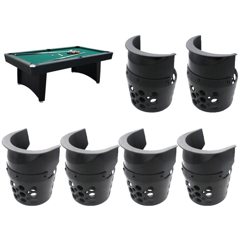 6Pcs Billiard Pool Table Pockets Replacement Heavy Duty Billiard Drop Pockets Billiard Table Drop Bag Storage Pockets