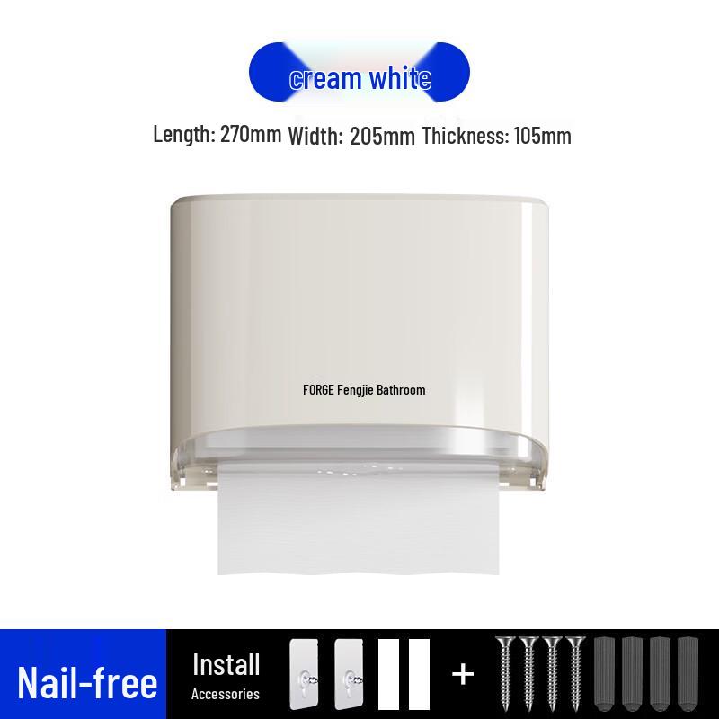 Cmaos Wall-Mounted Waterproof Bathroom Tissue Holder