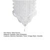 White Lace Table Runner, Vintage Floral Lace Table Runner, Rustic Boho Table Runner for Dining Table Wedding Bridal Shower Baby Shower Party