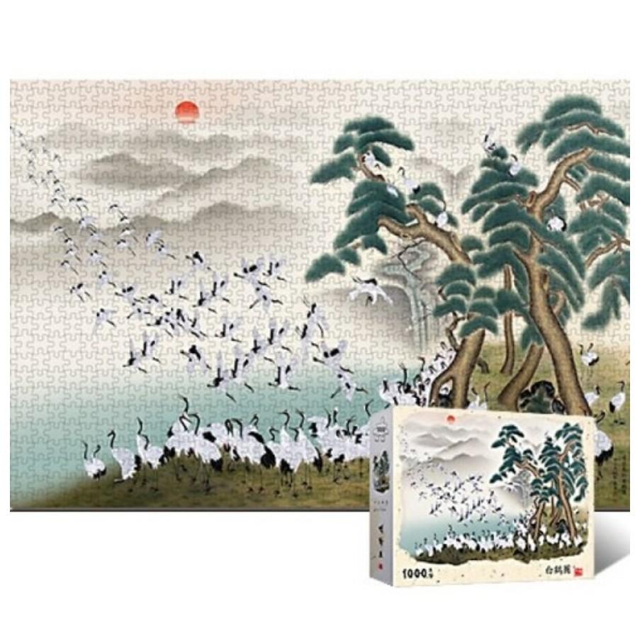 1000-teiliges Puzzle – Baekhakdo, beliebtes koreanisches Puzzle