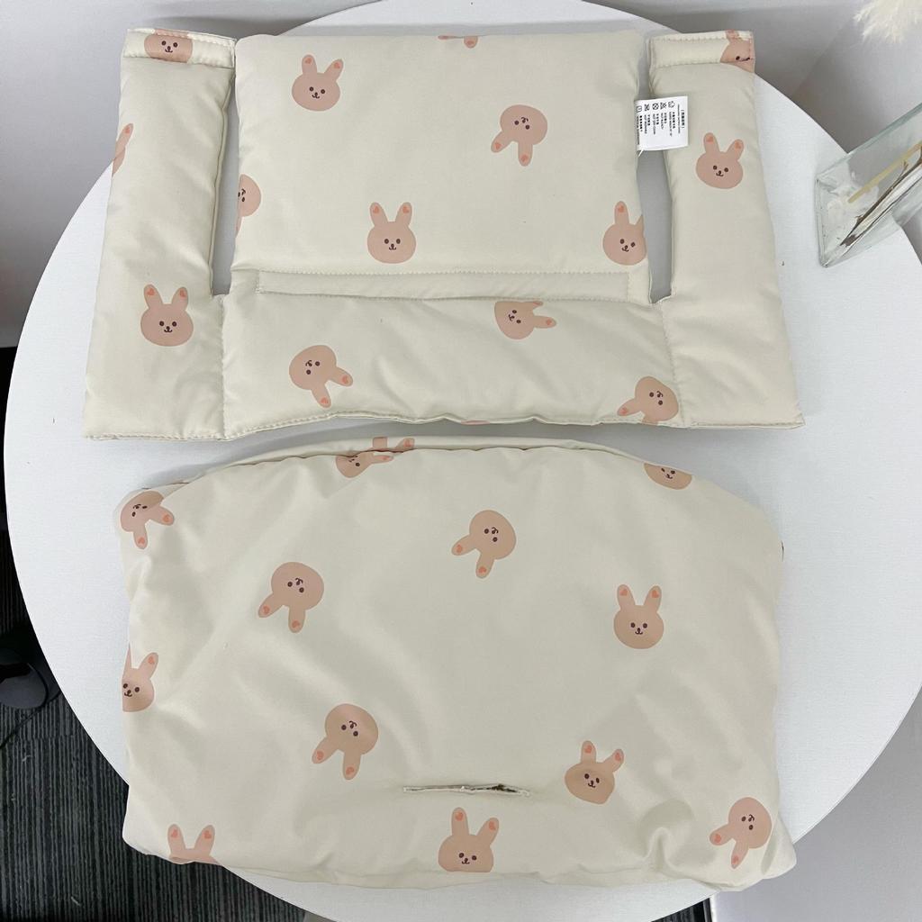 Korean-Style Cartoon Baby Growth Chair Cushion for Children's Dining Chair Backrest