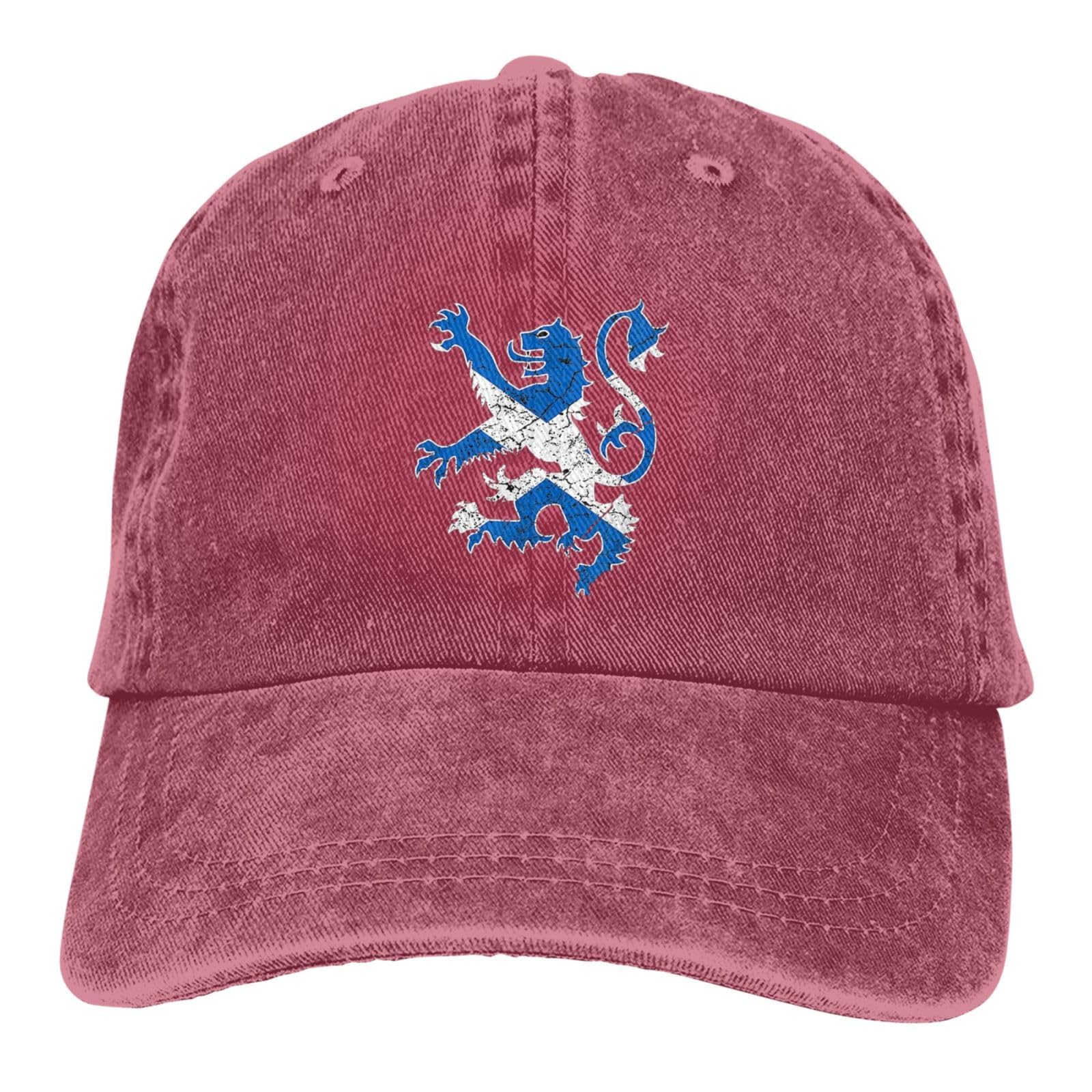 Lion Rampant Scotland Scottish Baseball Cap Adjustable Trucker Hats Adjustable