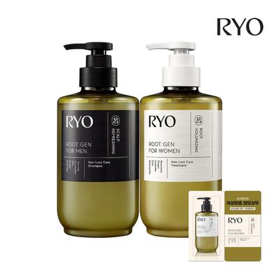 Ryeo Rootzen Men's Shampoo 515ml + Treatment 515ml + Special Gift (Gifts Are Subject To Change)