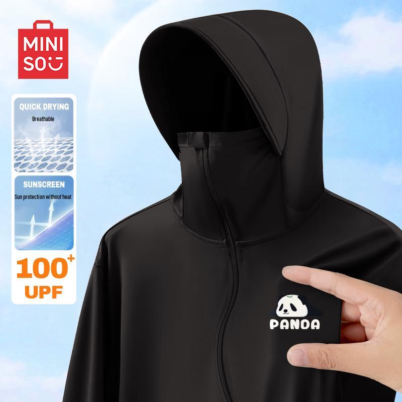 MINISO Men's Hooded Ice Silk UPF100+ Sun Protection Jacket