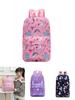 Cute Nylon Unicorn School Backpack For Girls Fashionable Print And Durable