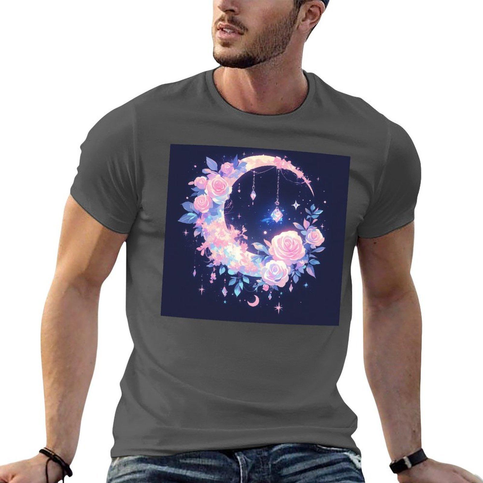 

Sparkly moon T-Shirt man t shirt graphic graphic t shirts for man T-Shirt 4XL