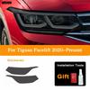 Car Headlight Protective Tint Film Smoke Black Transparent TPU Sticker For Volkswagen VW Tiguan R Line Facelift
