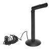 Foldable Desktop Computer Mic Black Portable Condenser Microphone  Interview Recording