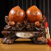 Shoutao Ornaments Birthday Gifts for the Elderly Home Decoration Accessories Resin Crafts Simulation Peach Decoration