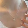 New 925 Silver Necklace Simple Personality Charm Pendant Choker Birthday Gift for Women Exquisite Jewelry