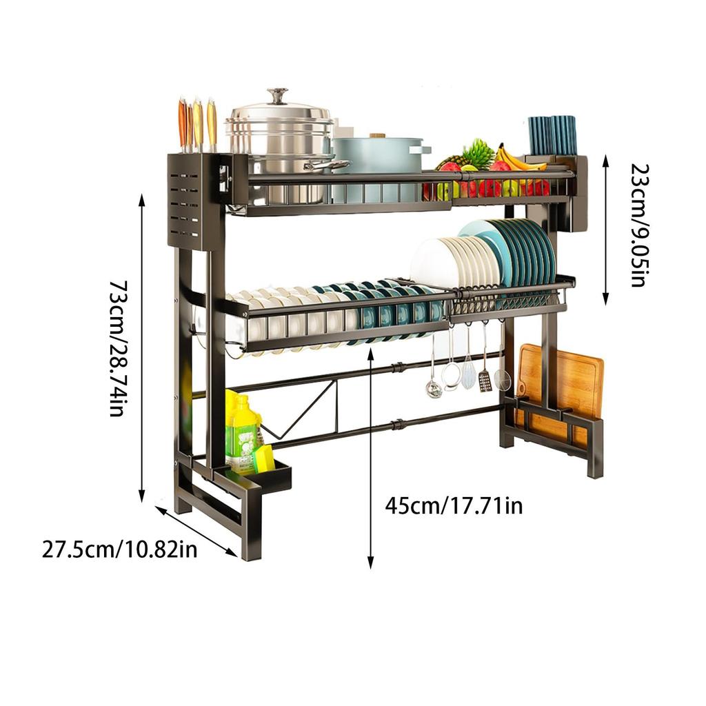 YRTUOP Kitchen Dish Drying Dish Rack for Kitchen Dish Drying Rack Drainer Rack Sink Organizer Kitchen Storage Rack Kitchen Sink Shelf Dish Drying Rack