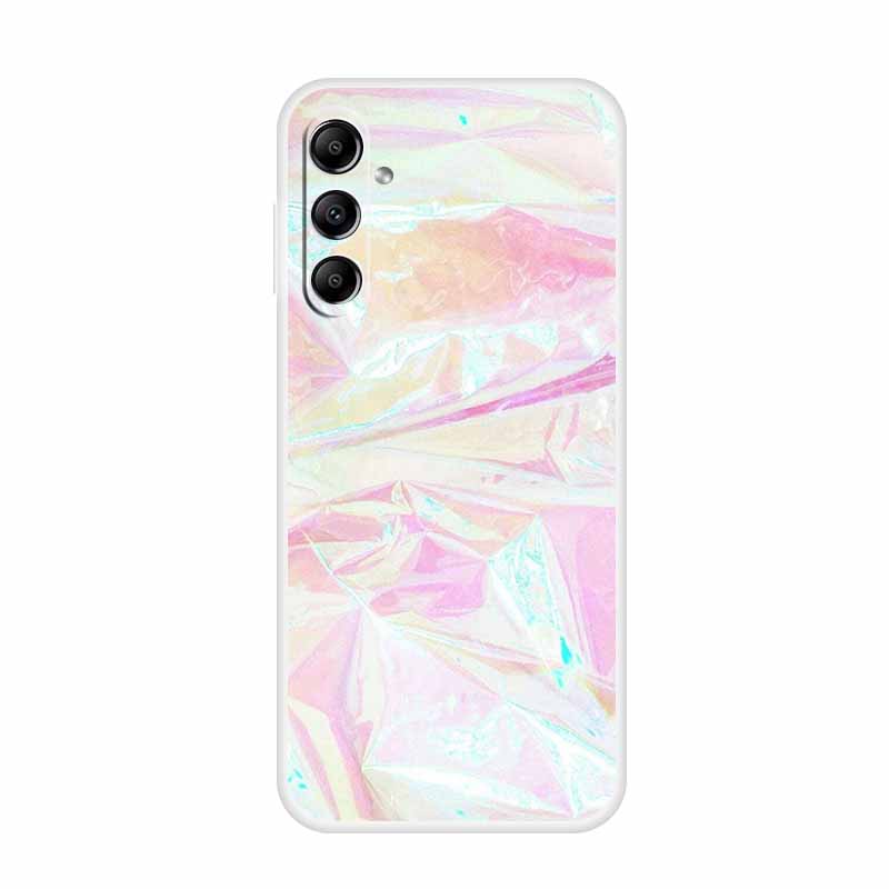 For Samsung Galaxy A14 A34 A54 5G Marble Soft Case Silicone TPU Phone Back Cover Coque for Samsung A 54 34 14 4G Cartoon Fundas