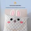 Toddler Cooling Pillow Breathable Ice Silk Cute Cartoon Animal Soft Cushion for Kid Travel Car Sleeping Use