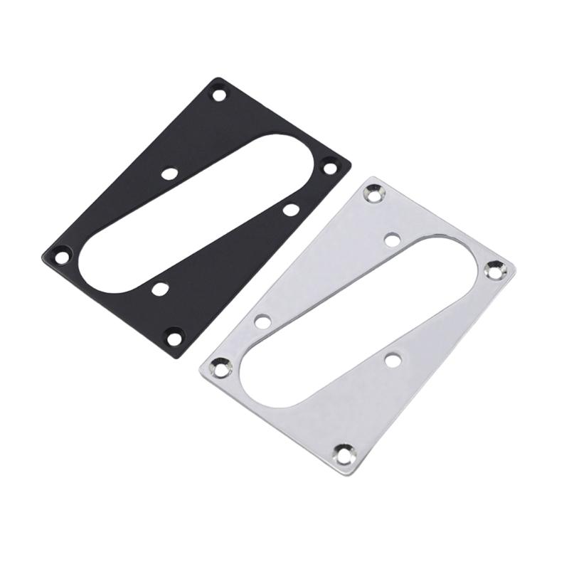 Durability Chrome Plated Pickup Mounting Bracket 4 Stainless Steel Screws Compatible With Guitar Bridge Pickups