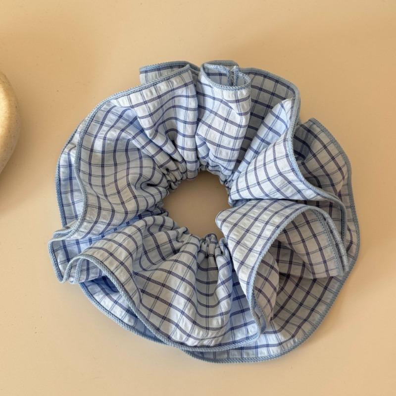 

Sweetly Decorated Large Intestine Hairpin, A High-end Retro Hair Accessory with A Hair Tie for Tying Hair. світло-синій колір