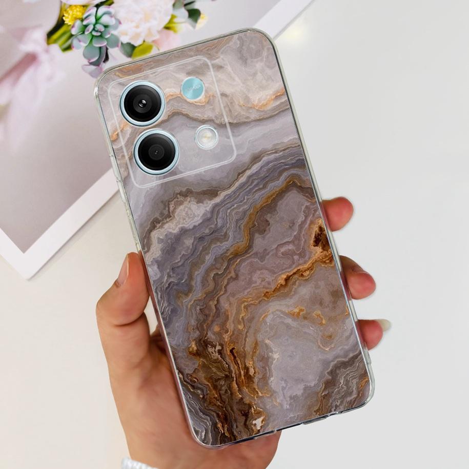 For Xiaomi Redmi Note 13 2024 Case Fashion Flower Soft Phone Case For Xiaomi Redmi Note 13 5G Soft Fundas Bumper Note13 4G Coque