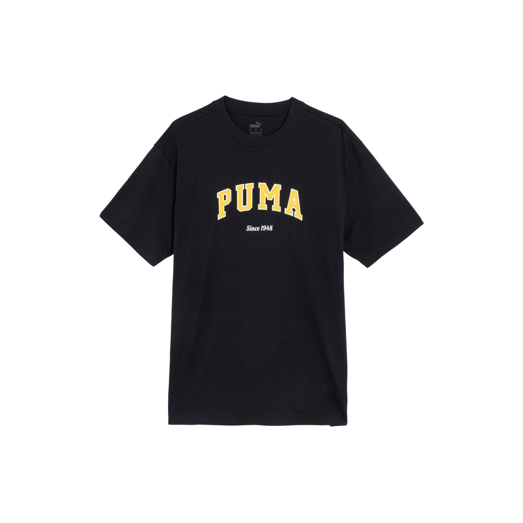 PUMA Original Logo T-shirt Black Men s 684366-01 M