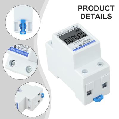 Měřič energie AC kabely Digitální displej Snadná instalace