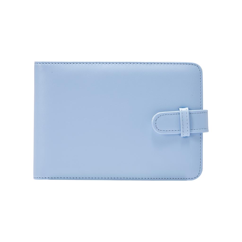 6 Inch 40 Pockets Mini Pure Color PU Leather Photos Album Binder Photo Album Foto for Gift Present