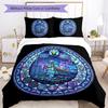 Cybernetic Mantis Workshop Pattern Bedding,Quilt Set Quilt Cover Pillowcase Home Birthday Gift (1 * Duvet Cover + 2 * Pillowcase, Without Core)