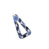 Korean Retro Blue Plaid Fabric Hair Clip for Women - Stylish Bangs & BB Side Clip for Flyaways