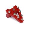 Red Alloy Motorcycle Rear Brake Pedal Plate Tip For Crf50 Xr50 Pit Bikes