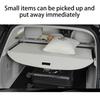 For BYD Sealion 7 2024~2026 2025 Car Trunk Canvas Cargo Cover Privacy Telescopic Luggage Carrier Storage Curtain Accessories
