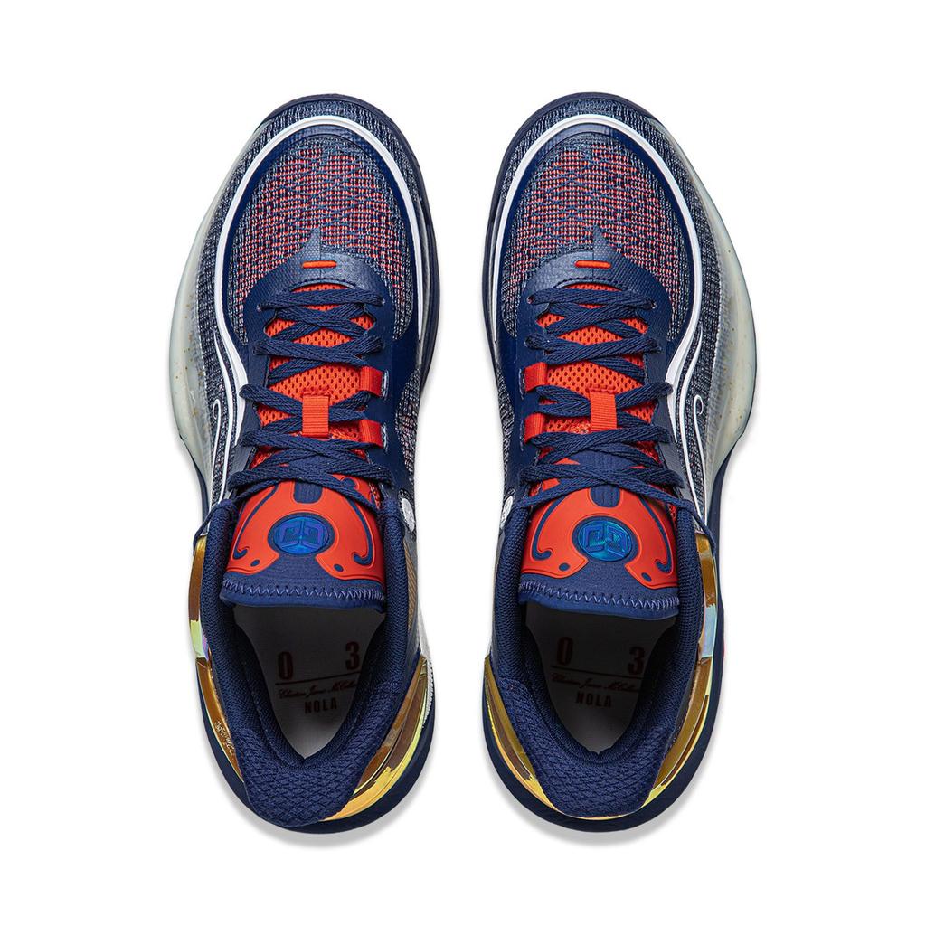 Li Ning CJ 3 Slip Resistant, Abrasion Resistant, Rebound Low top Li Ning BOOM Technology Basketball Shoes Men's Navy ABAU007-3