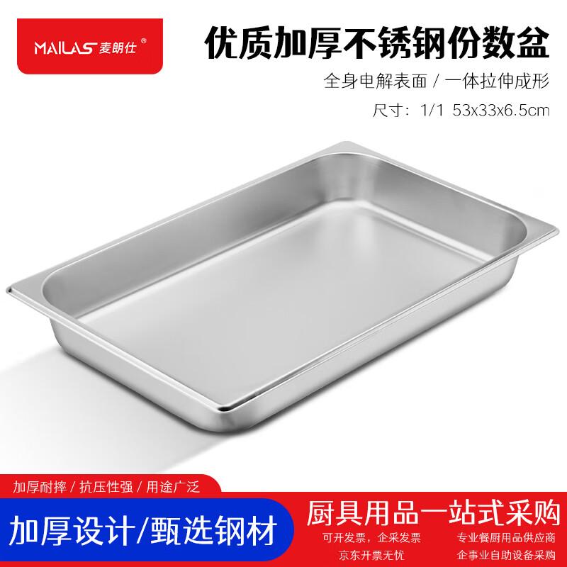 Mailangs 201 Stainless Steel Gastronorm Buffet Pan