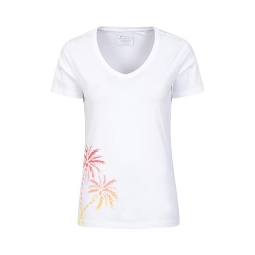 Mountain Warehouse Dame/Ladies Palm Tree V-hals T-skjorte
