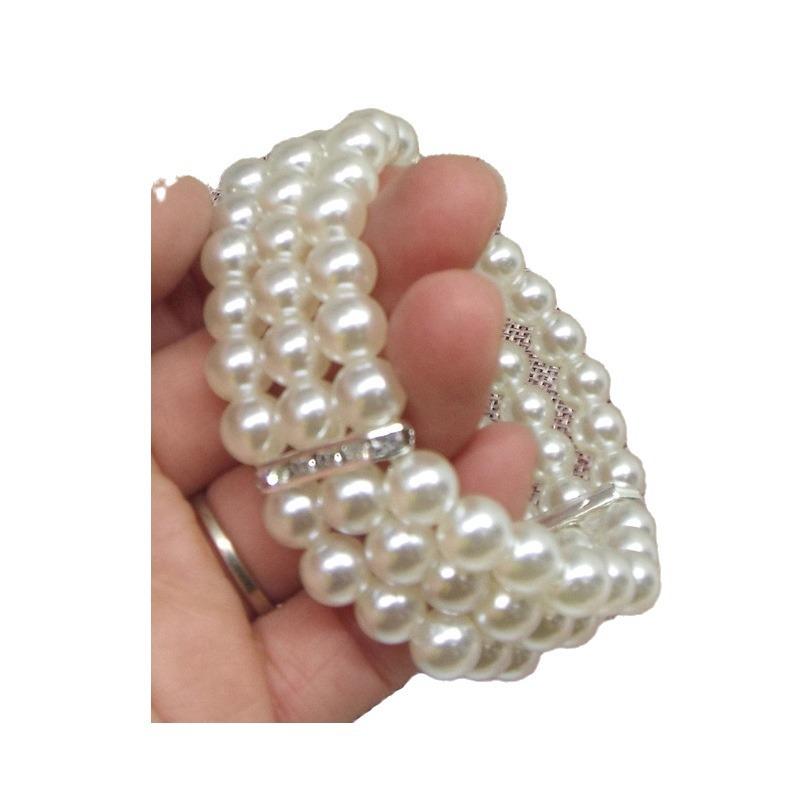 

Богемне святкове багатошарове намисто з бісеру One Size