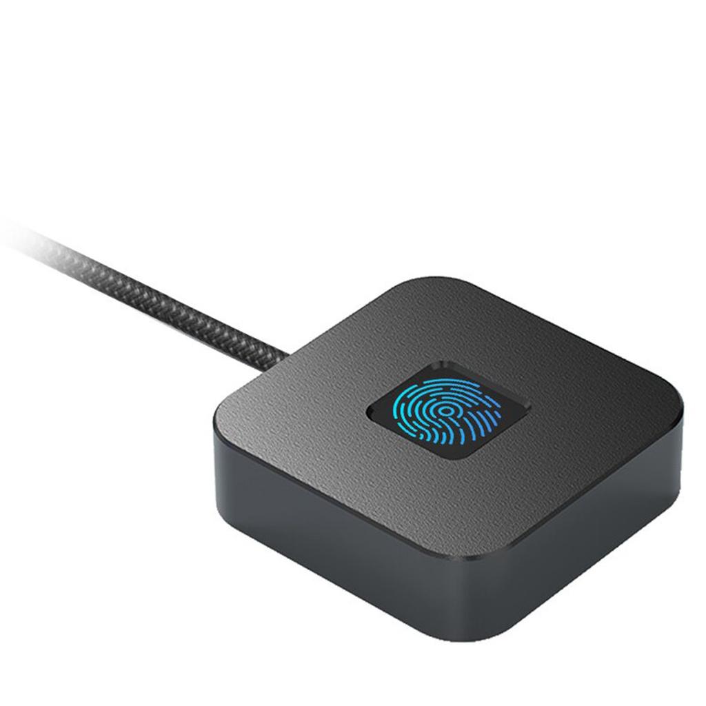 USB Fingerprint Reader for PC 360 Degree Touch Fast Recognition Biometric Fingerprint Scanner Dongle Support for   10 11 Hello