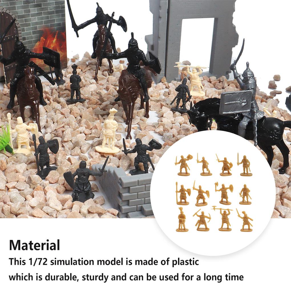 100 Pieces Kids 4-6 Years Old Simulation Model Figure Tabletop Decor Assembly Birthday Gift Living Room Office