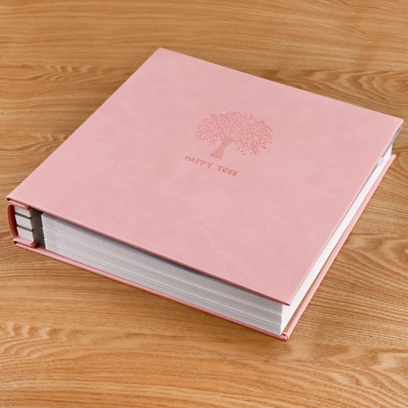DIY Handmade Photo Album: Large Capacity, Self-Adhesive Scrapbook for Family Memories