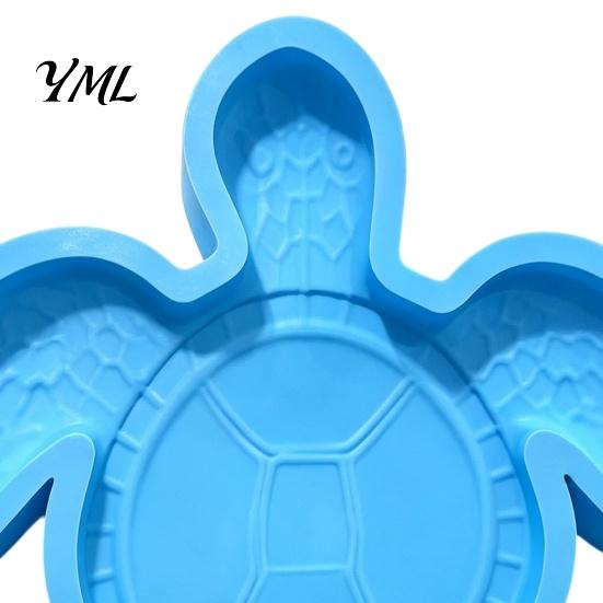 Textured Stone Molds for Patio Reusable Sea Turtle Stepping Mold Garden Art, DIY Oceans Theme Concrete Handmade Path Pavers Paver Mold, Giant Silicone