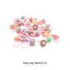 Cute 100 Beach School Jewelry Candy Lovely Pieces Decoration Cartoon Holiday Resin Dessert Children Sweet Ring Kids