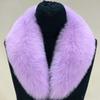 Natural Raccoon Fur Collar Scarf Genuine Fur Scarves Shawl Neck Warmer Fur Square Collar Women Long Scarf Winter Fox Fur Collar