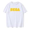 Neuankömmling Sega Logo Buchstabenaufdruck Herren T-Shirt Sommer Freizeit Kurzarm Mode Streetwear Harajuku Großes Herren T-Shirt