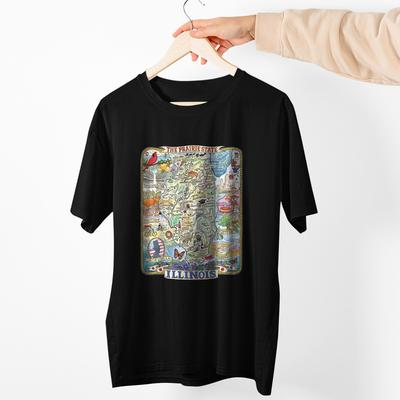 Illinois Premium Unisex T Shirt  Exclusive Design