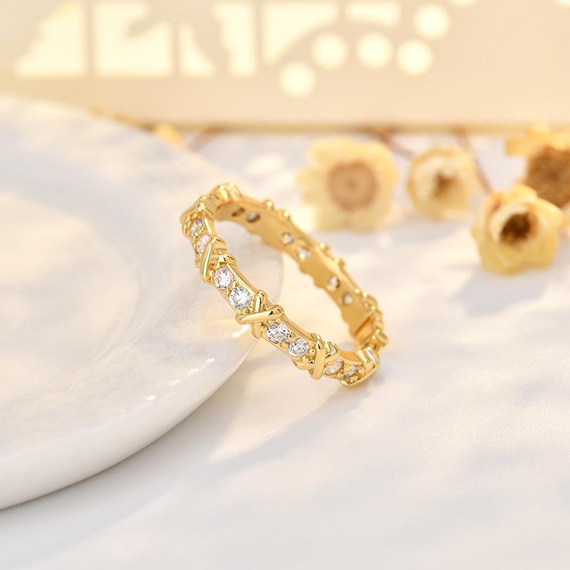 Ins Style Simple Heart Ring Female Light Luxury Index Finger Ring New Sense Tail Ring