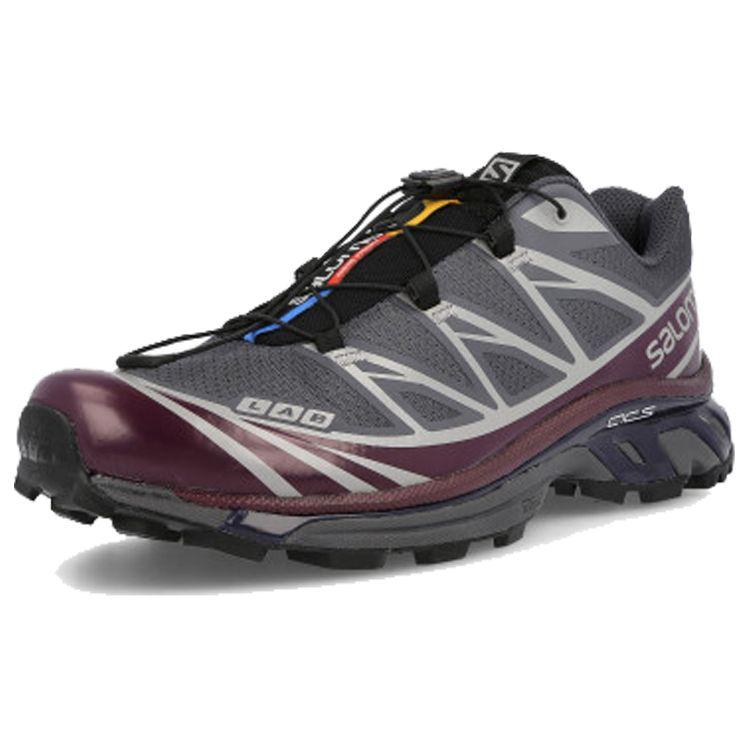 SALOMON Xt-6 Fabric Synthetic Leather Advanced Outdoor Daily Shock Absorption Slip Resistant Wear Resistant Low Top Lifestyle Casual Shoes 415748