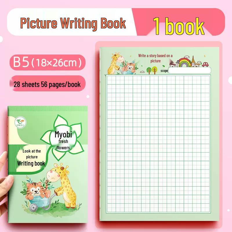 Kindergarten Storybook & Mind Map Writing Notebooks for Young Students