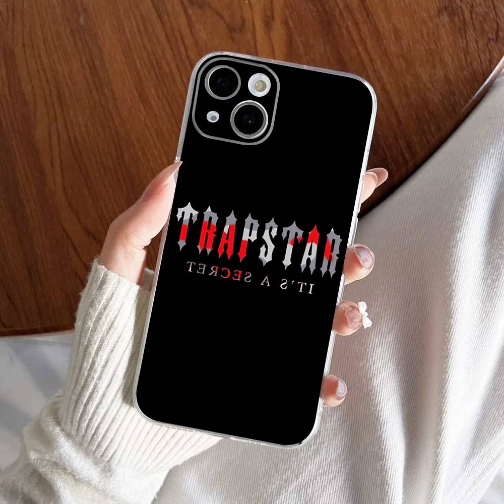 T-Trapstars Dla iPhone 17 16 15 14 13 12 11 Pro Max Plus Etui na Telefon Wysokiej Klasy Silikonowe