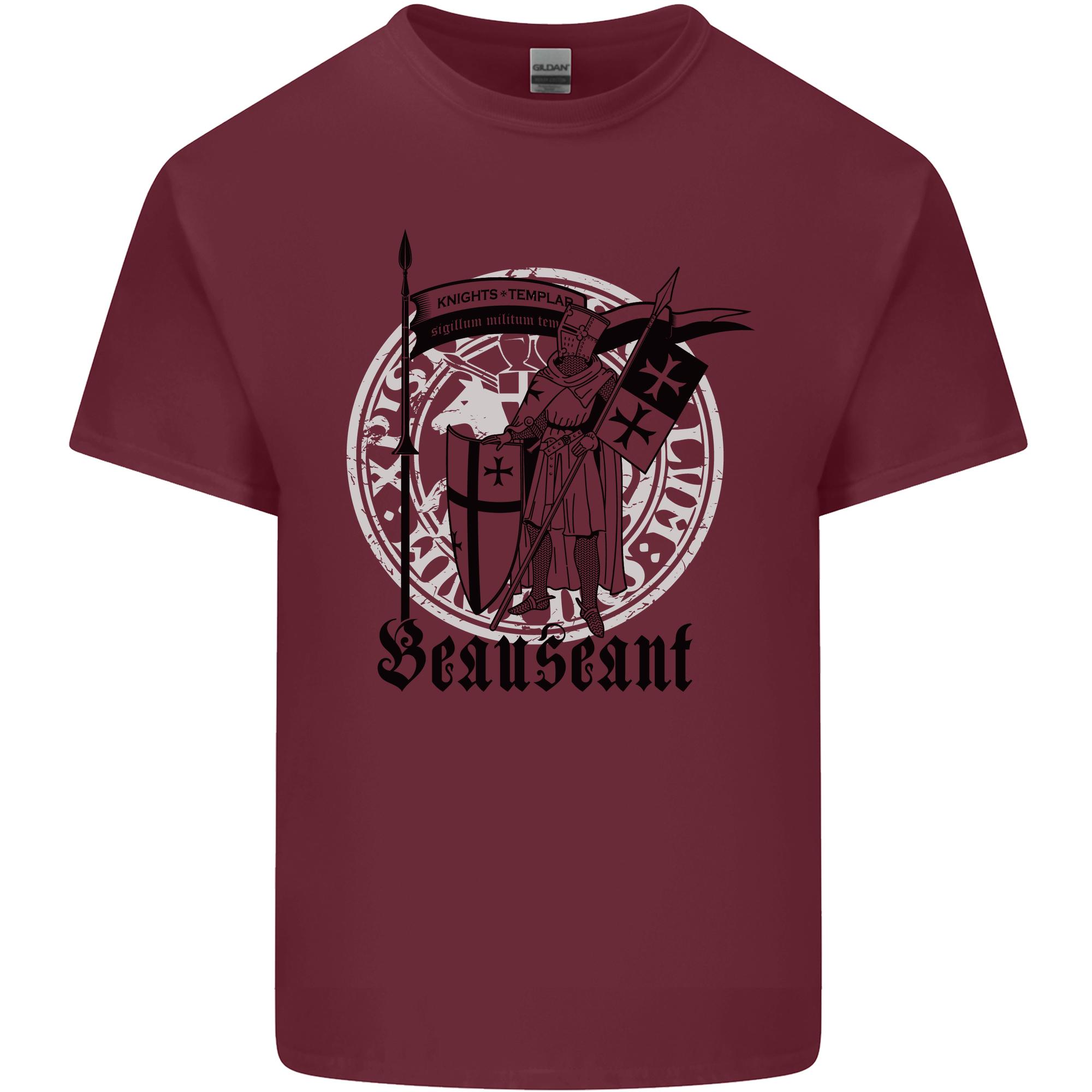 Knights Templar Beauseant St Georges Day Unisexs Light Cotton TShirt S