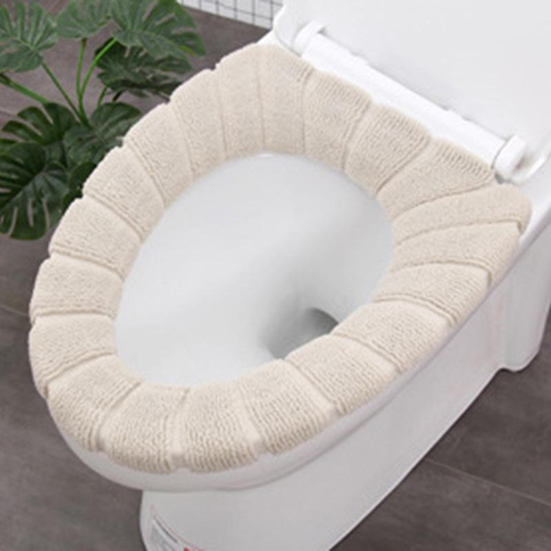 

Моющаяся трикотажная подушка на сиденье унитаза с ручкой Simple хаки