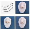 Grasper And Curved Piercing Guide Needle Set For Easy Accurate Body Piercing On Sensitive Skin