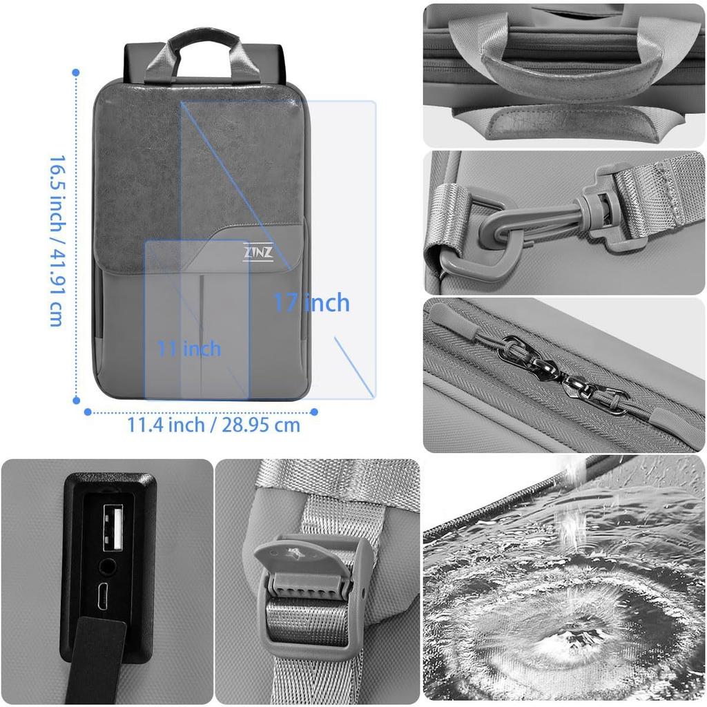 15-16 Inch Laptop Bag Lightweight Expandable Backpack