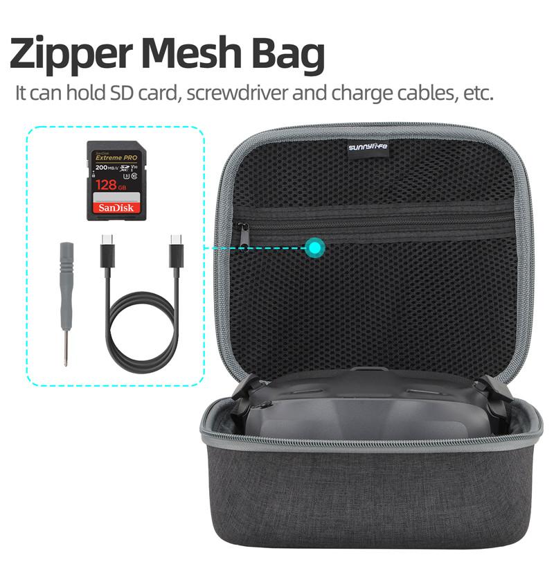 For DJI Goggles N3 Storage Bag Portable Carrying Case Anti-collision Protection Bag Shock-proof Handle Bag For DJI NEO/AVATA 2